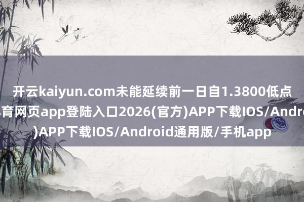 开云kaiyun.com未能延续前一日自1.3800低点的反弹动能-kai云体育网页app登陆入口2026(官方)APP下载IOS/Android通用版/手机app