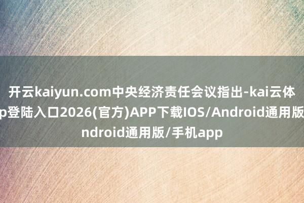 开云kaiyun.com中央经济责任会议指出-kai云体育网页app登陆入口2026(官方)APP下载IOS/Android通用版/手机app